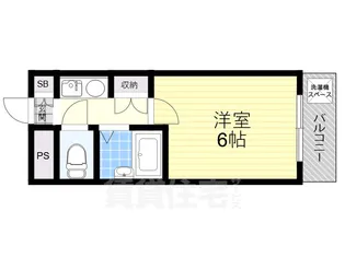 サンシャイン高殿【3階】の間取り