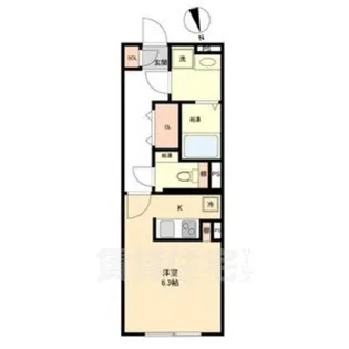 LUORE城西【3階】の間取り