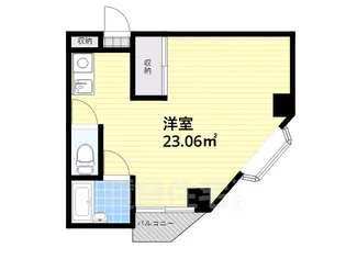 新森ロータリーマンション【407号室】の間取り