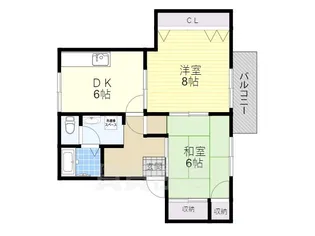 フォーレス千代田【2階】の間取り