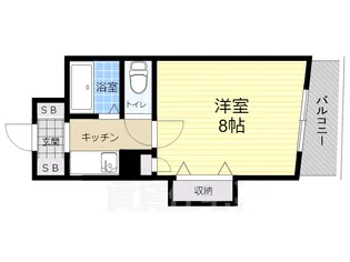 谷山ハイツ【3階】の間取り