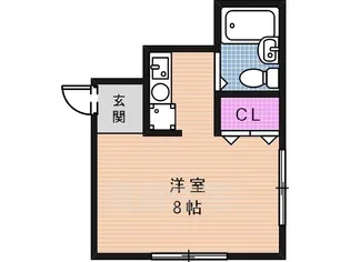 1Rの間取り画像