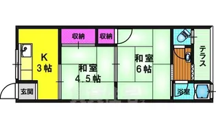 光風荘【1階】の間取り