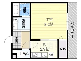 アリーバ古室【2階】の間取り