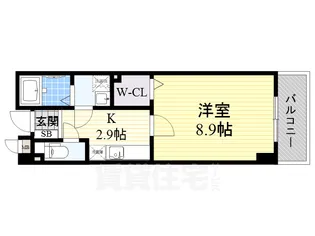 大阪府豊中市千成町3丁目【マンション】の間取り