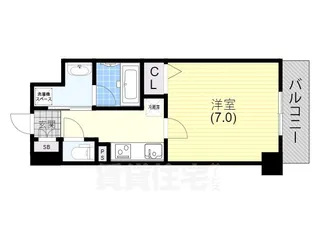 Le Lien Itayado【7階】の間取り