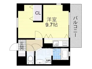 ルクシール楠葉【401号室】の間取り