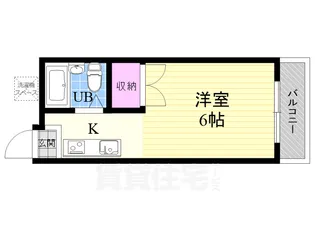 シティハイツ近衛【1階】の間取り