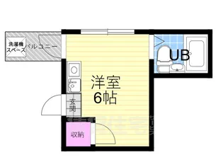 京都府京都市右京区太秦多藪町【マンション】の間取り