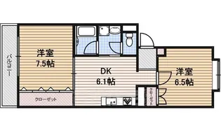アーバンハウスないとう【4階】の間取り