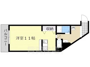 フェイム瀬田【201号室】の間取り