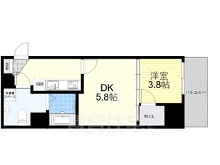 S-FORT西宮【6階】の間取り
