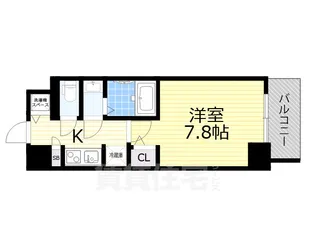 S-RESIDENCE新大阪駅前【15階】の間取り