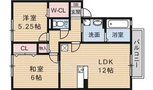 ペルルコート1【2階】の間取り