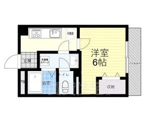 フタミハイツ【5階】の間取り