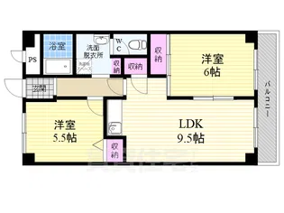 第2洛西ハイツ【1階】の間取り