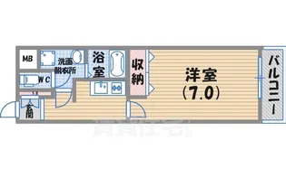 MORES VILLA 上ヶ原【2階】の間取り
