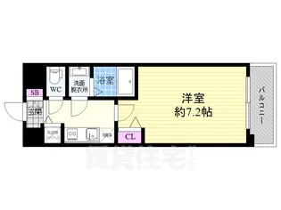 プレサンス京都天使突抜奏【4階】の間取り