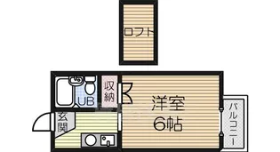 シャンブルKITANO【2階】の間取り