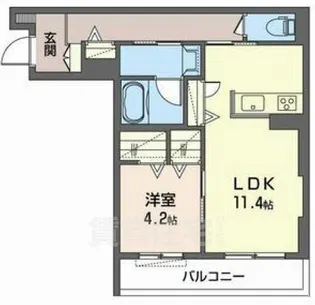 シャーメゾン新大阪WEST【3階】の間取り