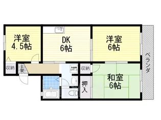 グレースハイムB棟【2階】の間取り