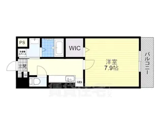 ブルームメゾン南草津【1階】の間取り