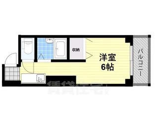 大阪府堺市北区北花田町4丁【マンション】の間取り