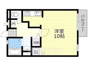 エスポワール一里山【2階】の間取り
