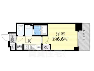 プレサンス新大阪イオリア【10階】の間取り