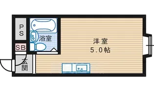 コーポラスアビコ【4階】の間取り