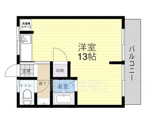浅井マンション【4階】の間取り