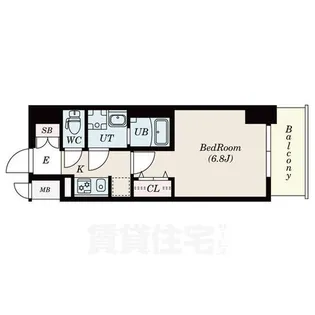 S-RESIDENCE鶴舞駅前【14階】の間取り