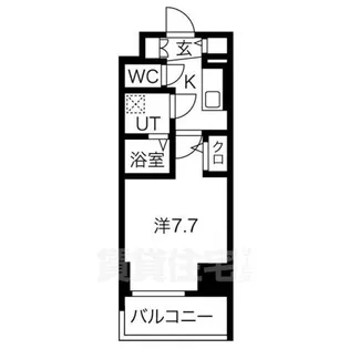 エスリード大須アヴェニュー【14階】の間取り