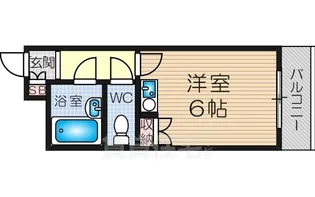 グランドコート新大阪【7階】の間取り