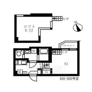 グランハイム車道【2階】の間取り
