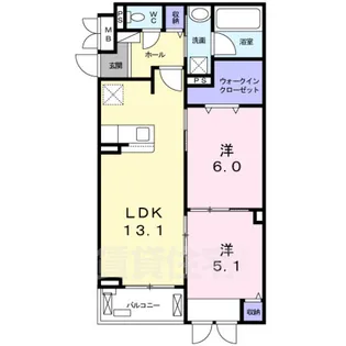 ベルメゾンレーヴ【2階】の間取り