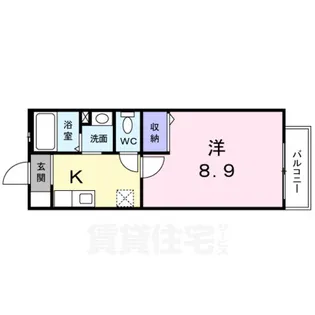 サンライト上桂【2階】の間取り