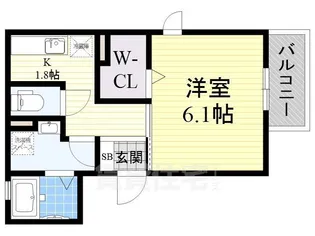 ダイワ・メゾン・三国本町【1階】の間取り