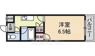 キャナル新北野【3階】の間取り