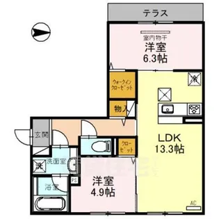 SINFONIA【2階】の間取り