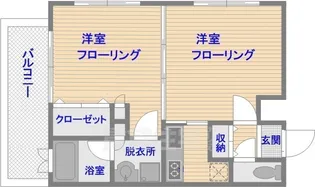 エンクレスト博多【12階】の間取り