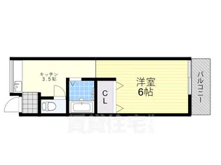 メゾンカーサ【2階】の間取り