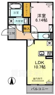 トゥールモンド城殿【3階】の間取り