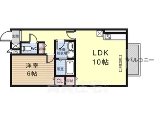 グランパルク【1階】の間取り