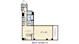 グランレブリー室町六角【3階】の間取り