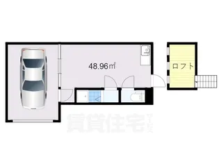 大阪府豊中市玉井町3丁目【テラスハウス】の間取り