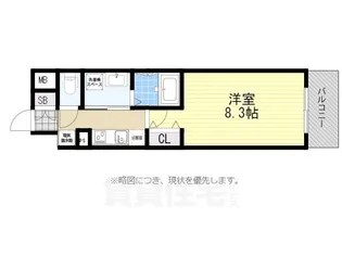 インベスト塚口S-FRONT【4階】の間取り