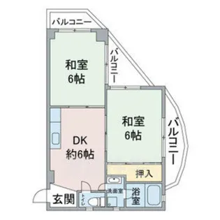 コーポ長谷川【3階】の間取り