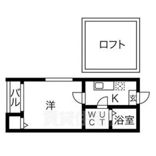 グッドウッド荒江【2階】の間取り
