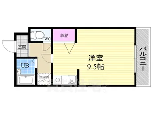 カーサセブン【6階】の間取り